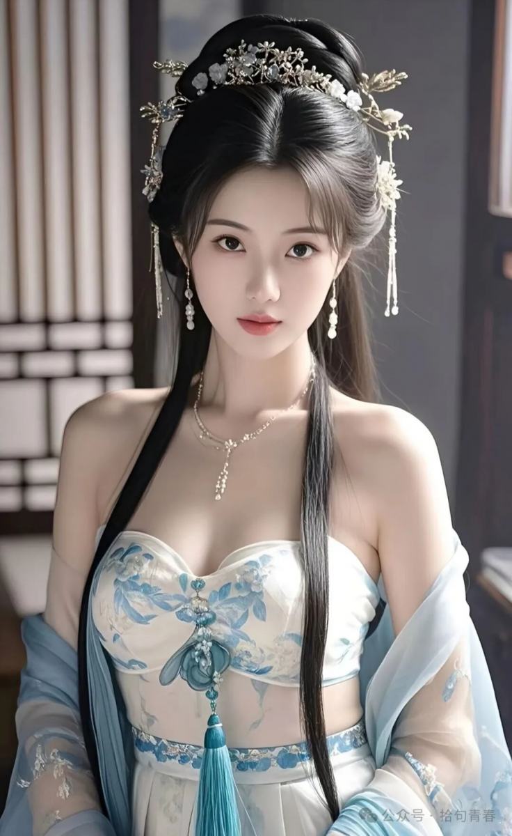 图片[3]-手机壁纸005：古装美女，丰腴身姿-清源森林
